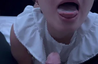 Asian stunner with glasses deep-throats and takes a cum shot upon Intersection