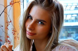 Witness this jaw-dropping Ukrainian nubile's very first time as a porn industry star - a slender and small ash-blonde with a luxurious bod