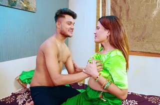 Sexy Indian MILF about massive tits gets a hardcore pounding and a messy creampie