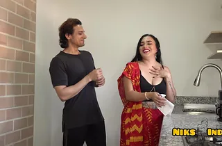 Desi Bhabhi Humungous Tits Desi Bhabhi Pounded Firm by Devar's Hardcore Desi MILF Bore Phone call