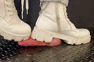 Cock ball torture in Combat Boots with TamyStarly - Ballbusting, Trampling, Cock Crush, Cock Trample, Bootjob